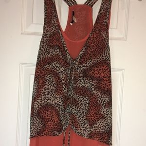 Sheer Cheetah Tanktop